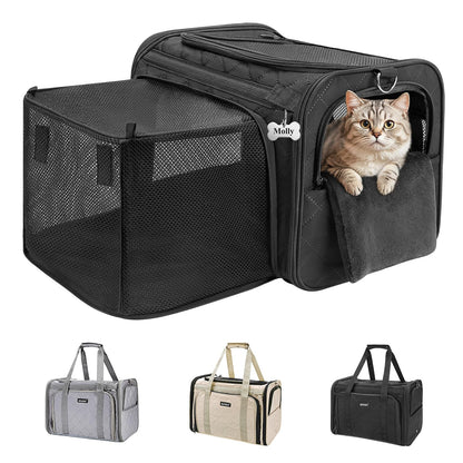 Expandable Airline-Approved Soft Cat Carrier