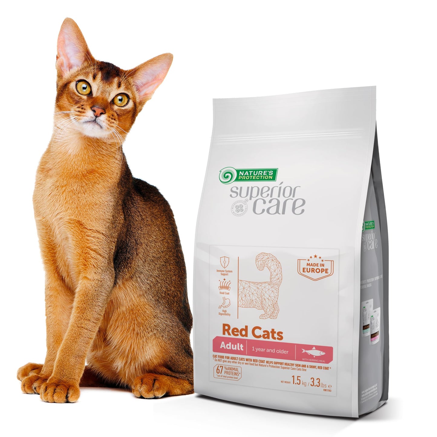 Grain-Free Dry Cat Food with Herring