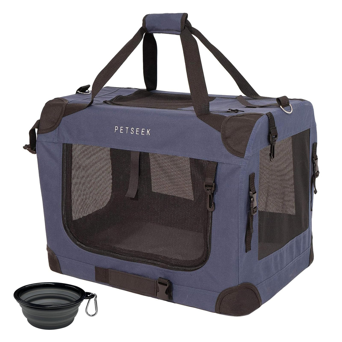 Extra-Large Soft-Sided Pet Carrier, Foldable