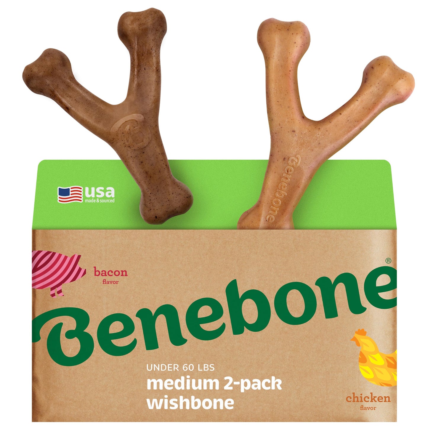 Durable Wishbone Dog Chew Toy for Tough Chewers