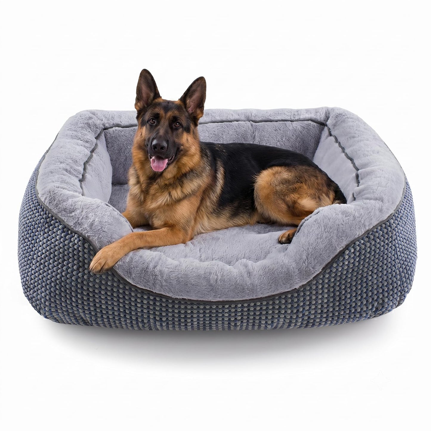 Orthopedic Calming Dog Bed with Anti-Slip Bottom