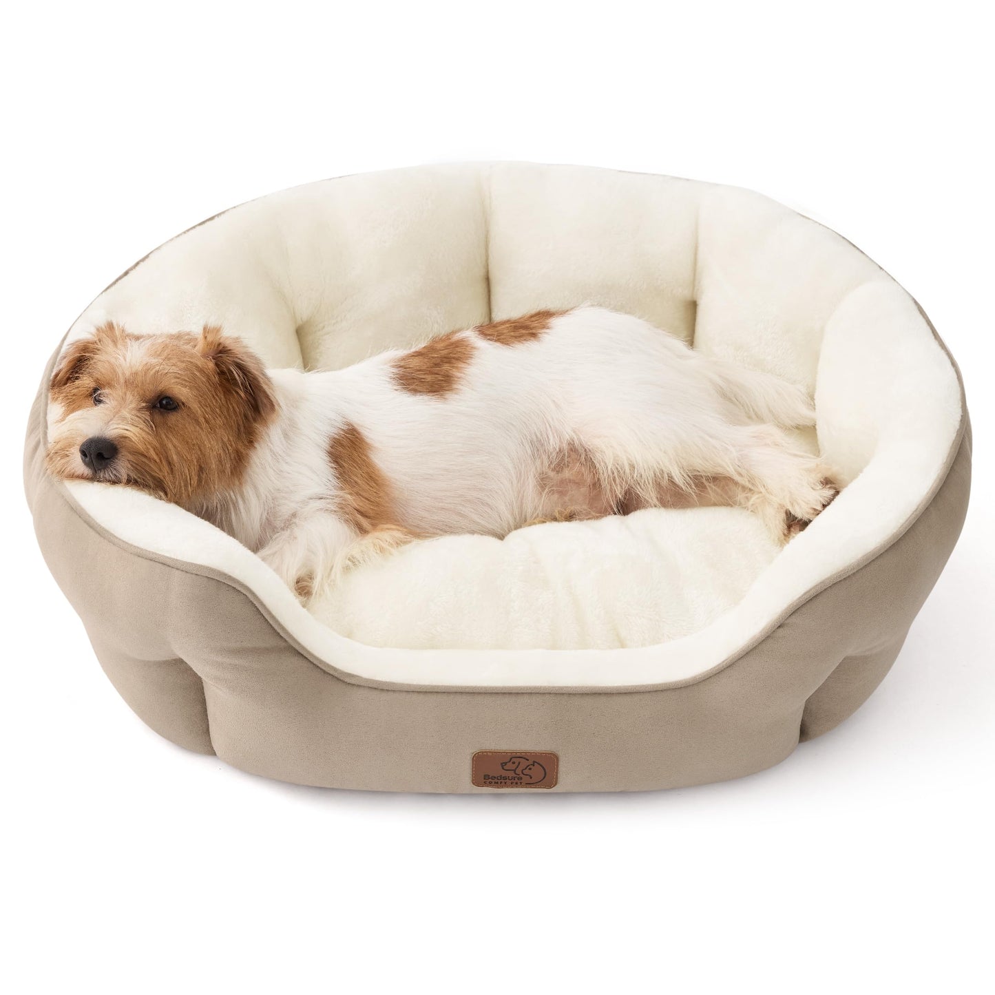 Washable Round Pet Bed for Small Dogs & Cats