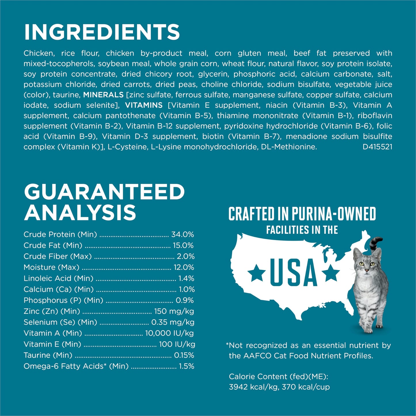 Natural Dry Cat Food with Real Chicken