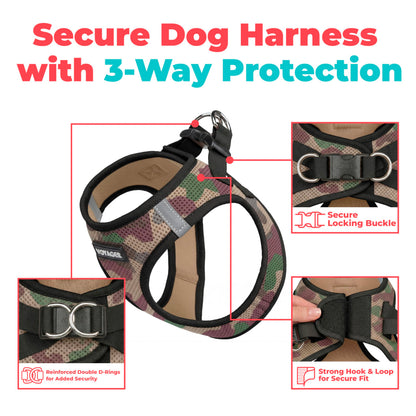 Breathable Step-In Dog Harness for Daily Walks