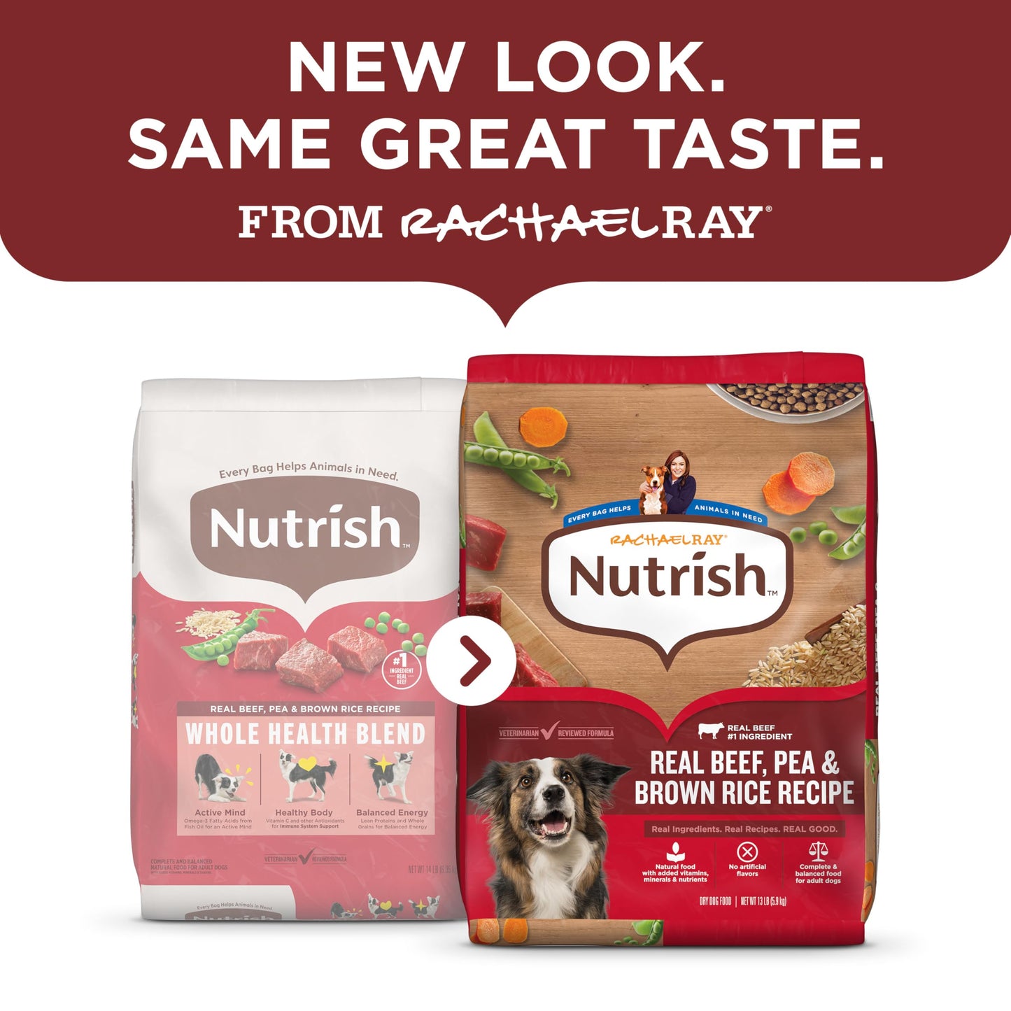 Nutrish Rachael Ray Adult Dry Dog Food Real Beef