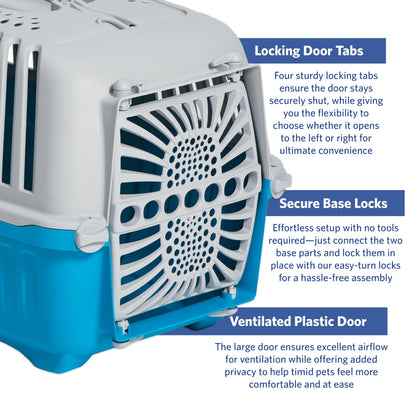 Small Pet Travel Kennel for Dogs & Cats