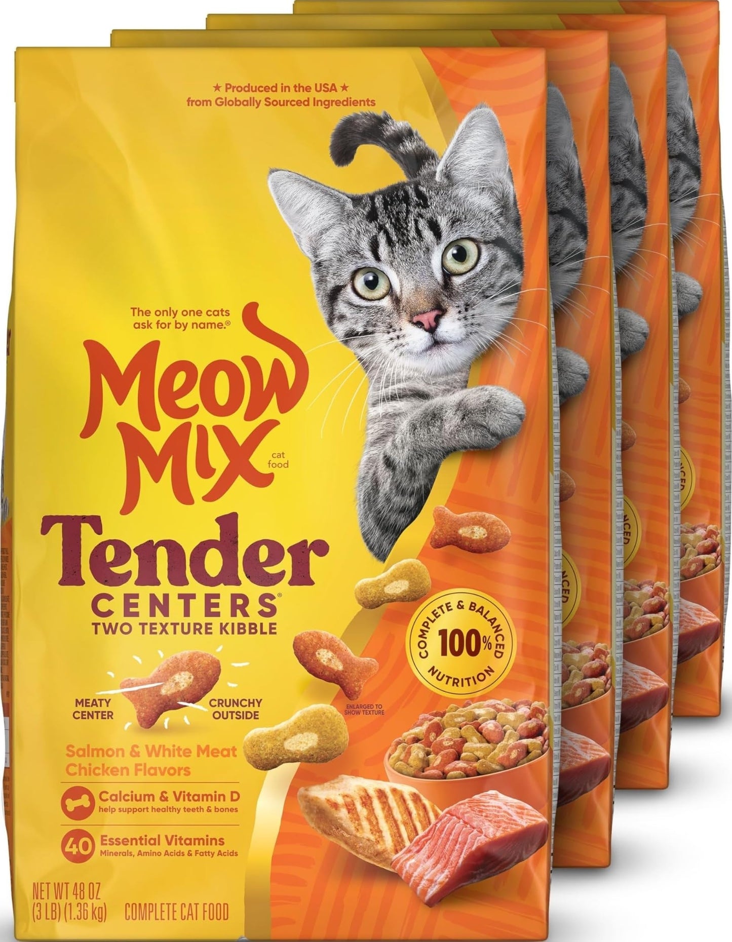 Tender-Center Dry Cat Food for Daily Nutrition