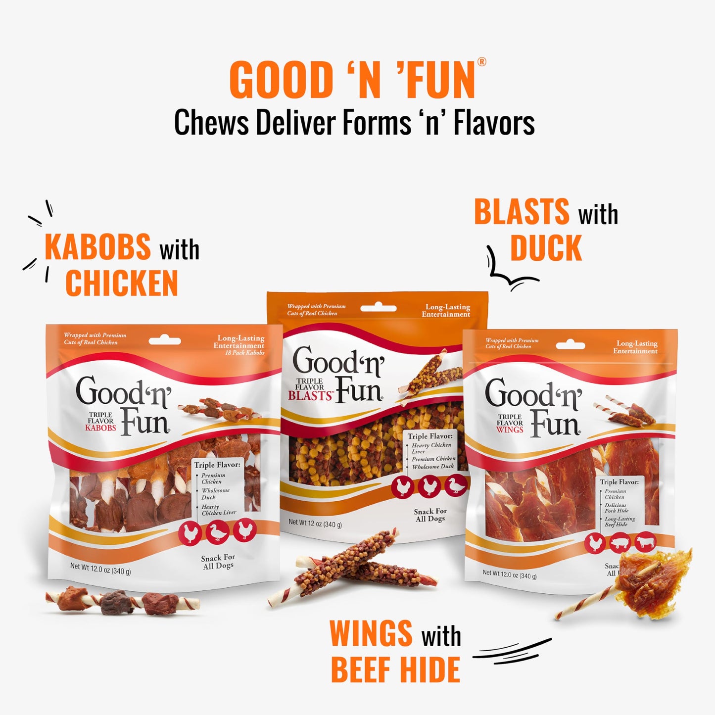Long-Lasting Dog Treats with Real Protein