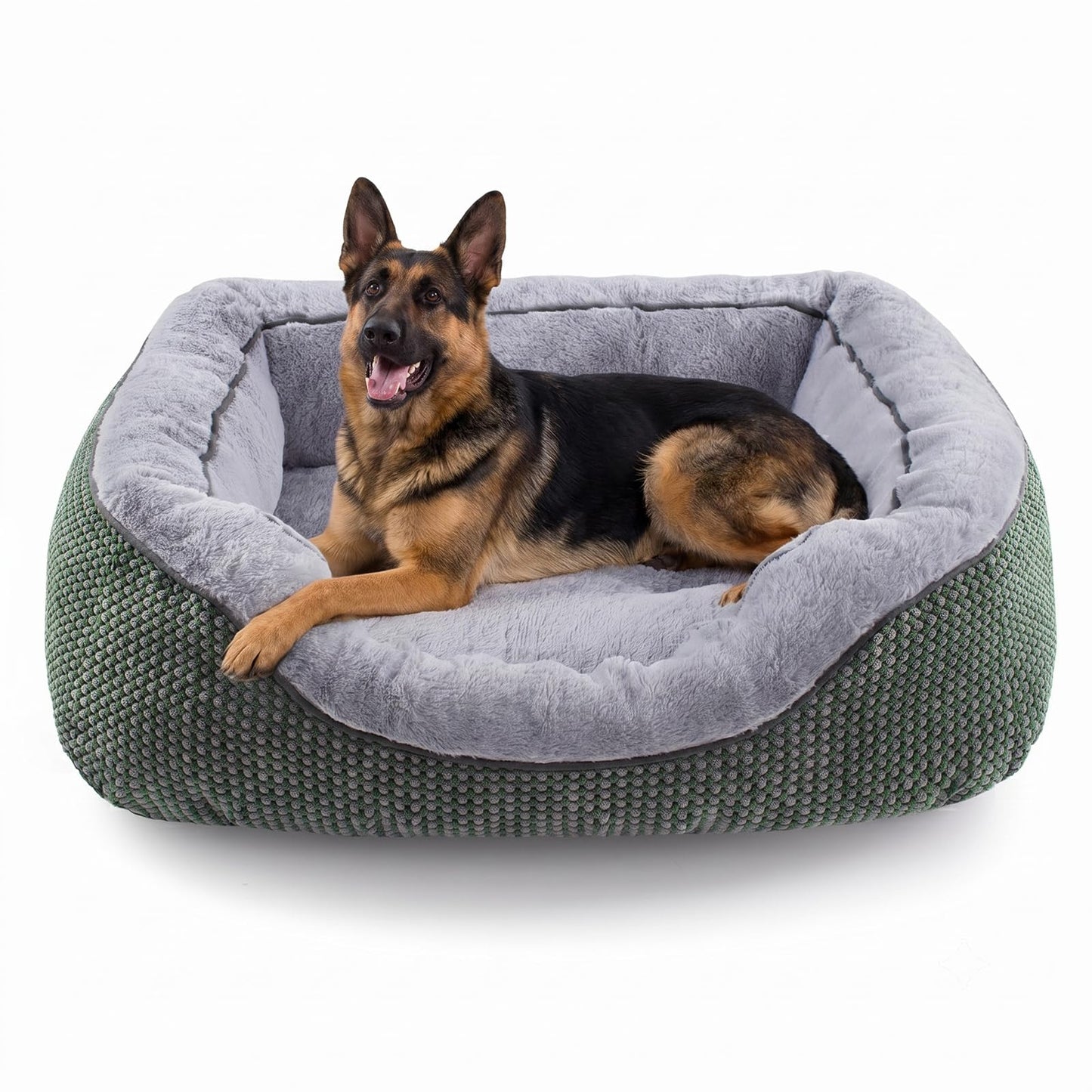 Orthopedic Calming Dog Bed with Anti-Slip Bottom