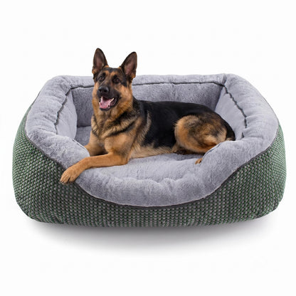 Orthopedic Calming Dog Bed with Anti-Slip Bottom