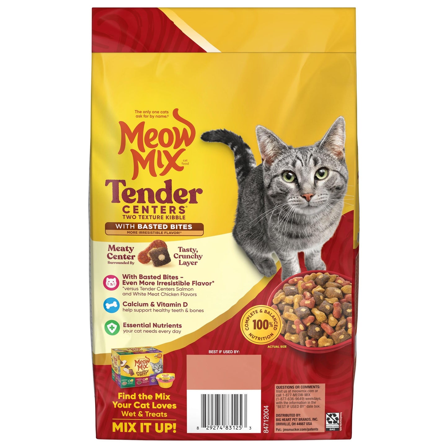 Tender-Center Dry Cat Food for Daily Nutrition