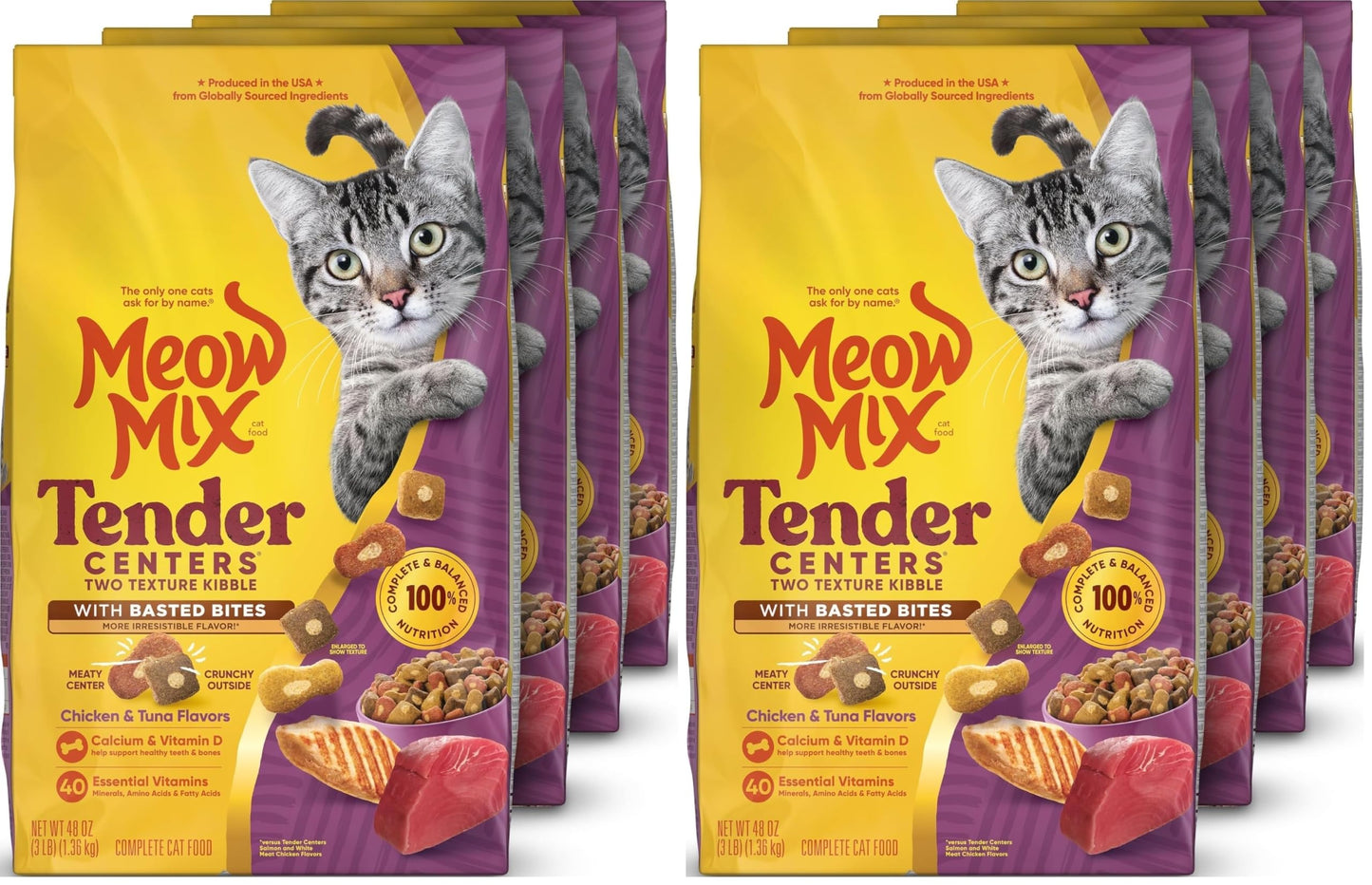 Tender-Center Dry Cat Food for Daily Nutrition