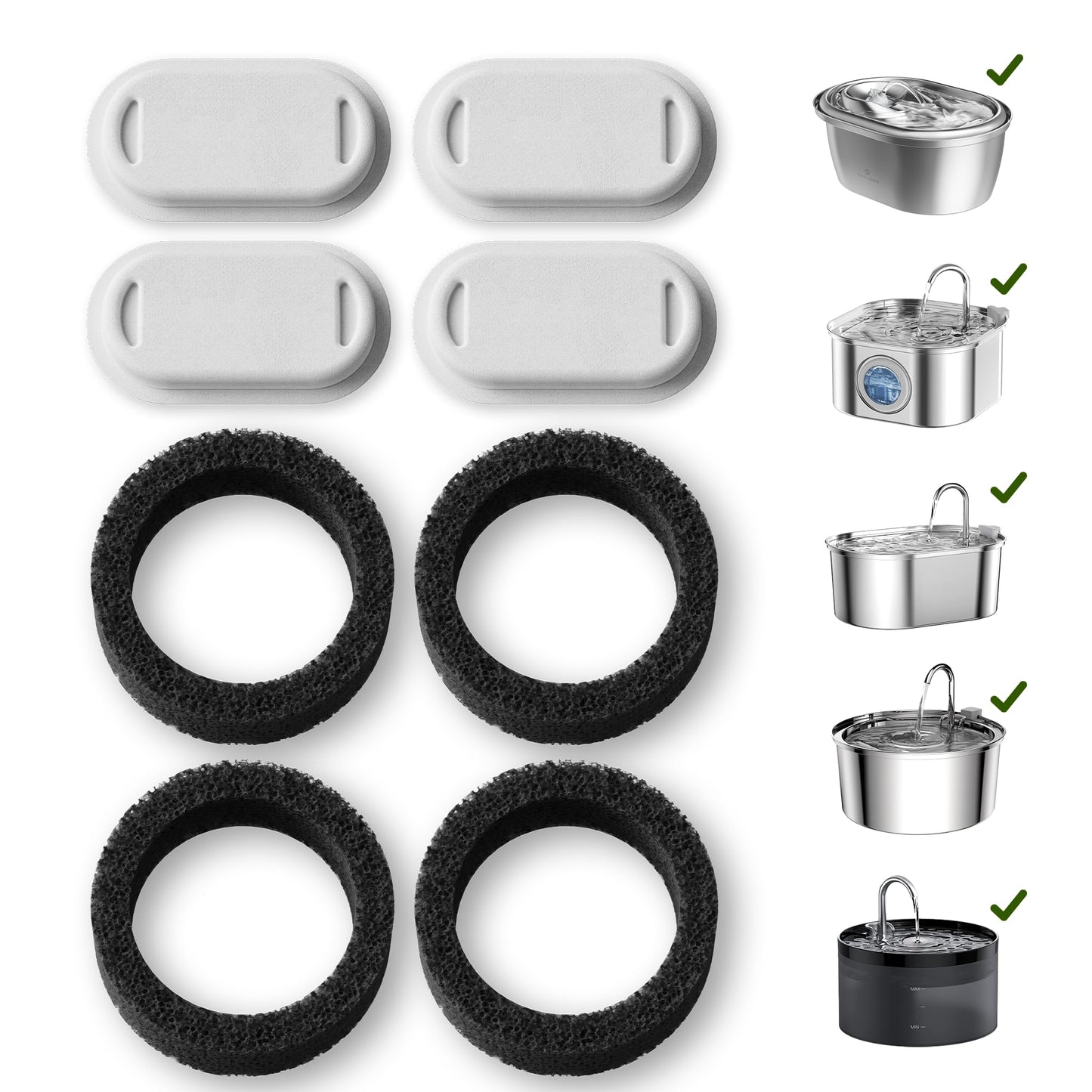 Quiet Replacement Pump for Pet Water Fountains