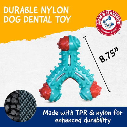 Wishbone Dental Dog Chew Toy with Chicken Flavor
