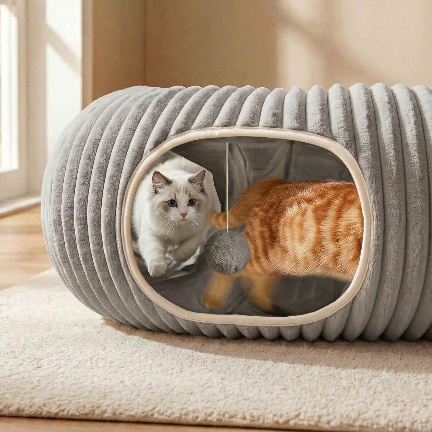 Interactive Cat Tunnel for Play & Exploration