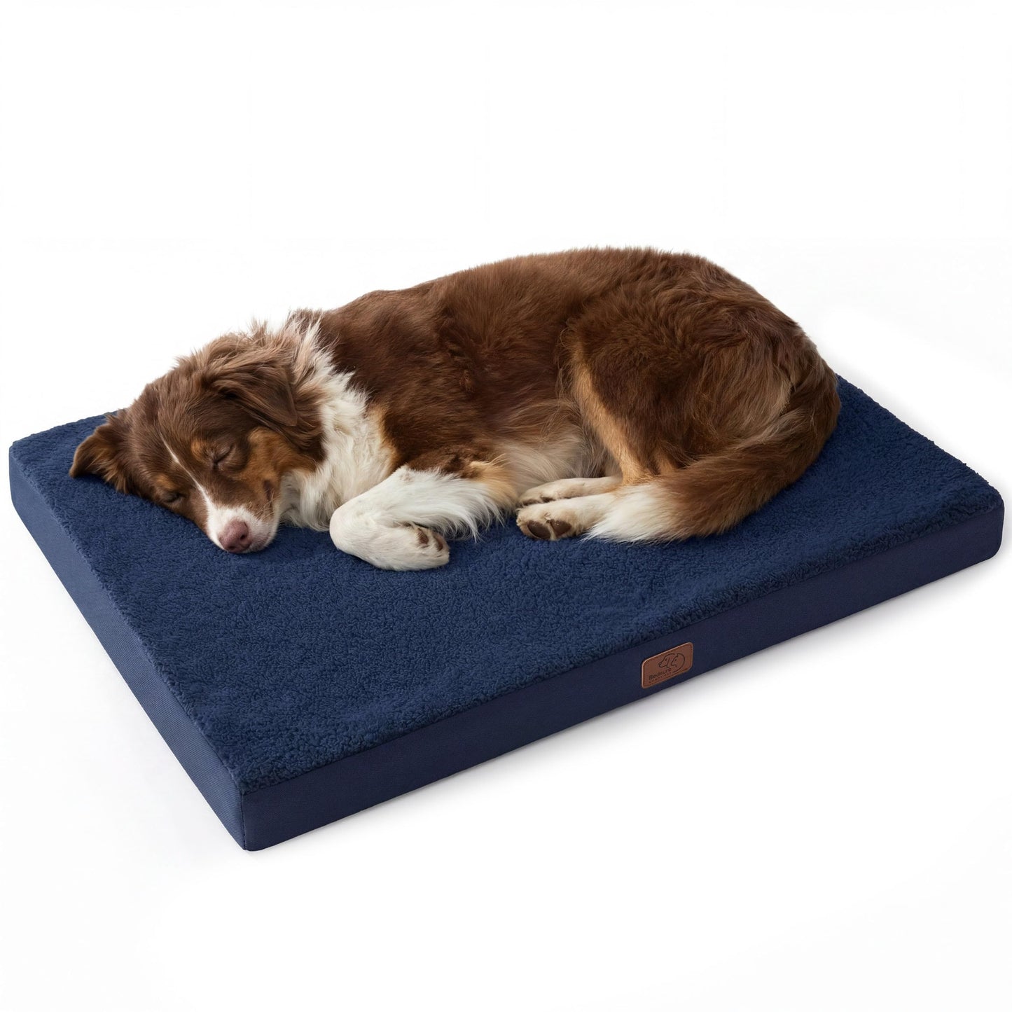 Washable Sherpa Dog Bed for Large Dogs