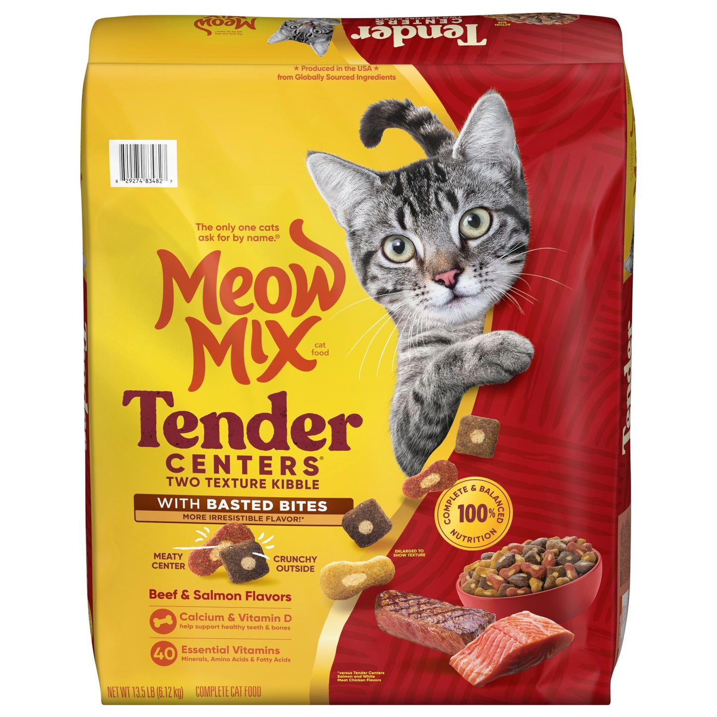 Tender-Center Dry Cat Food for Daily Nutrition