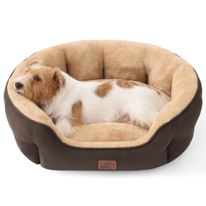 Washable Round Pet Bed for Small Dogs & Cats
