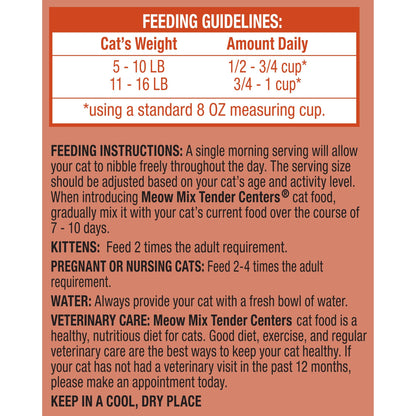 Tender-Center Dry Cat Food for Daily Nutrition
