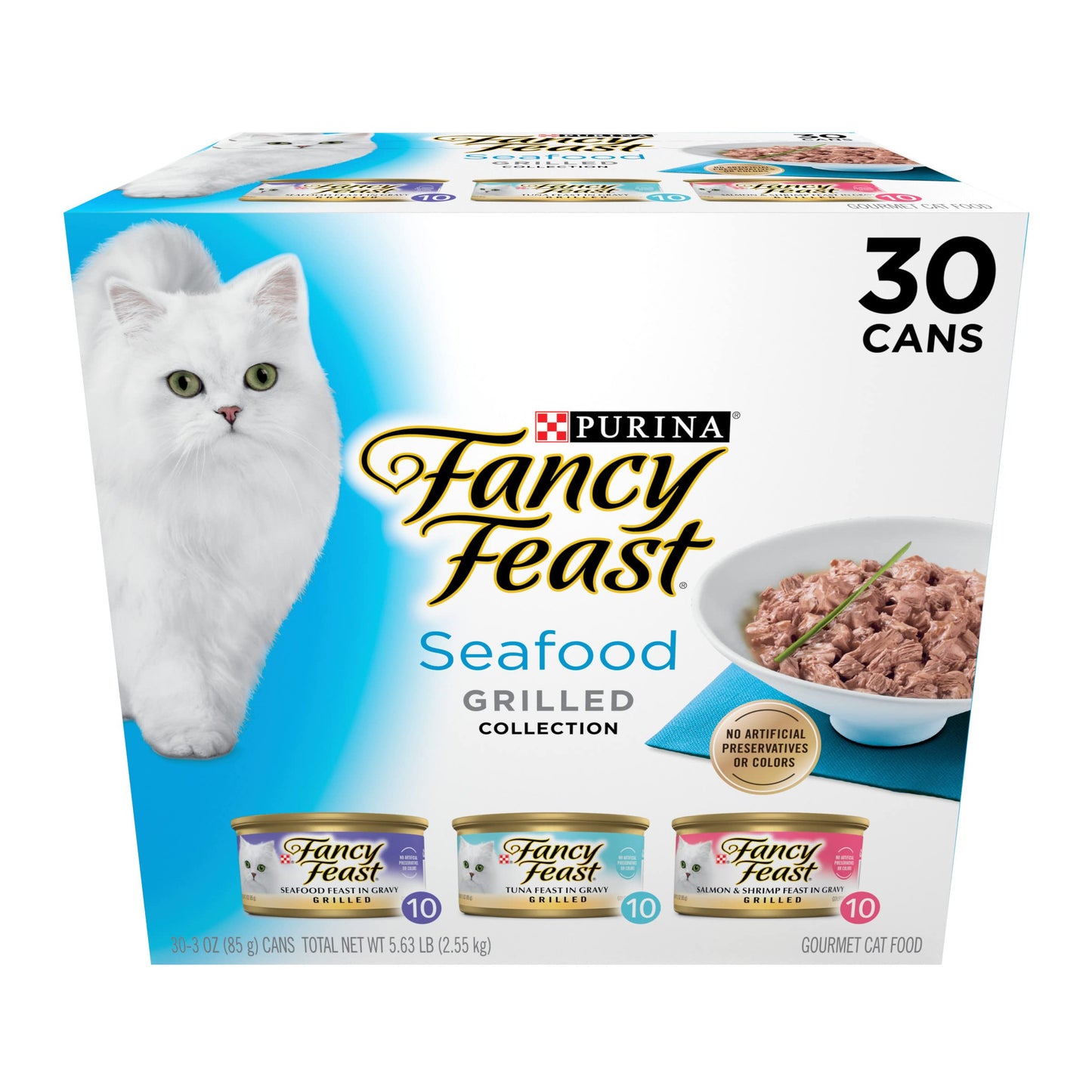 Grilled Seafood Wet Cat Food Variety Pack
