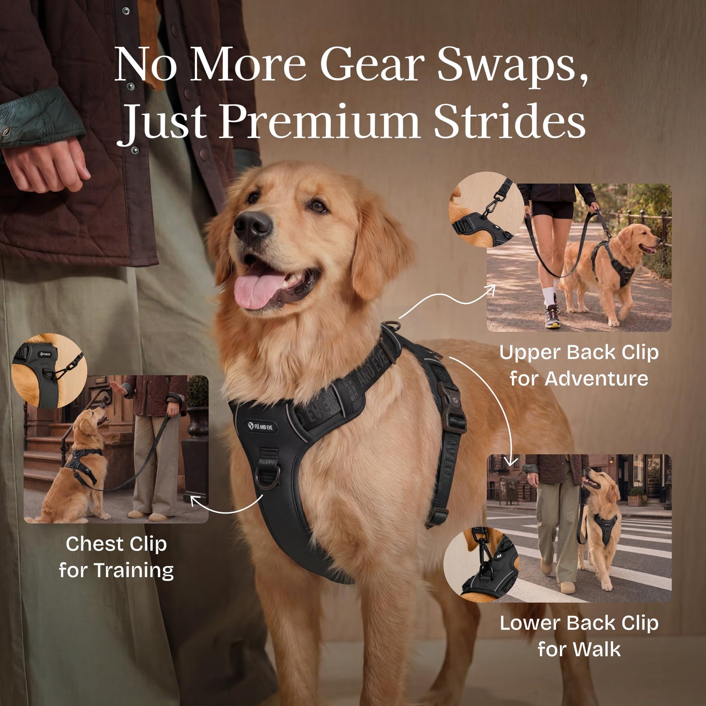 Cloud Comfort Dog Harness for Medium & Large Dogs