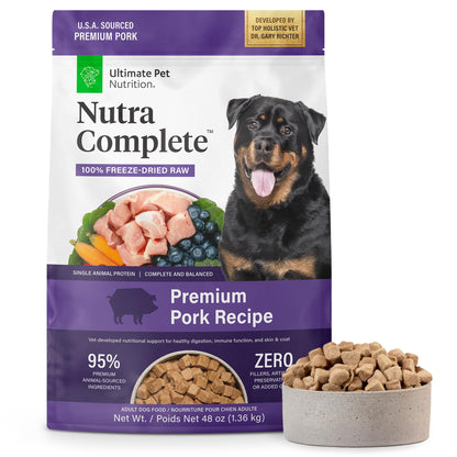 Freeze-Dried Raw Dog Food with Prebiotics