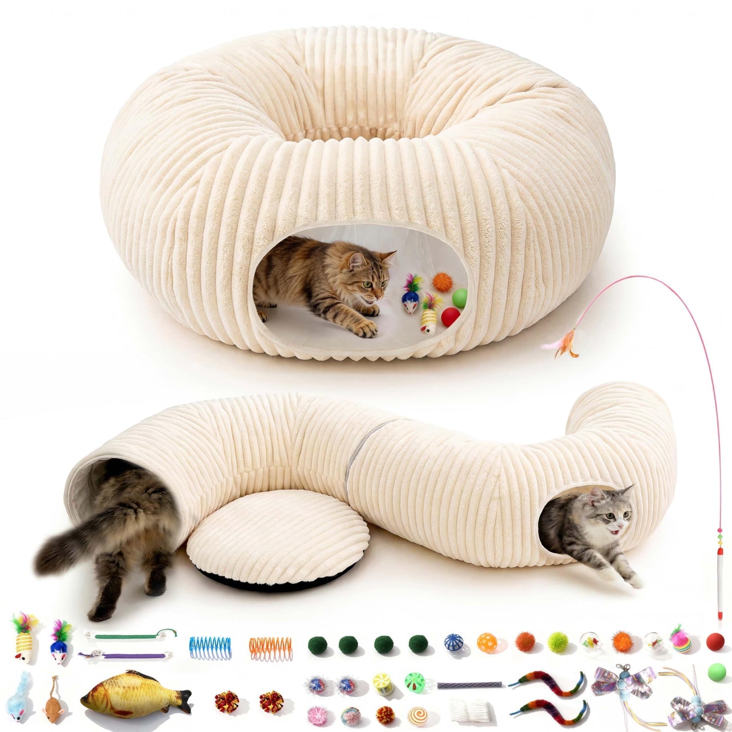 Interactive Cat Tunnel for Play & Exploration
