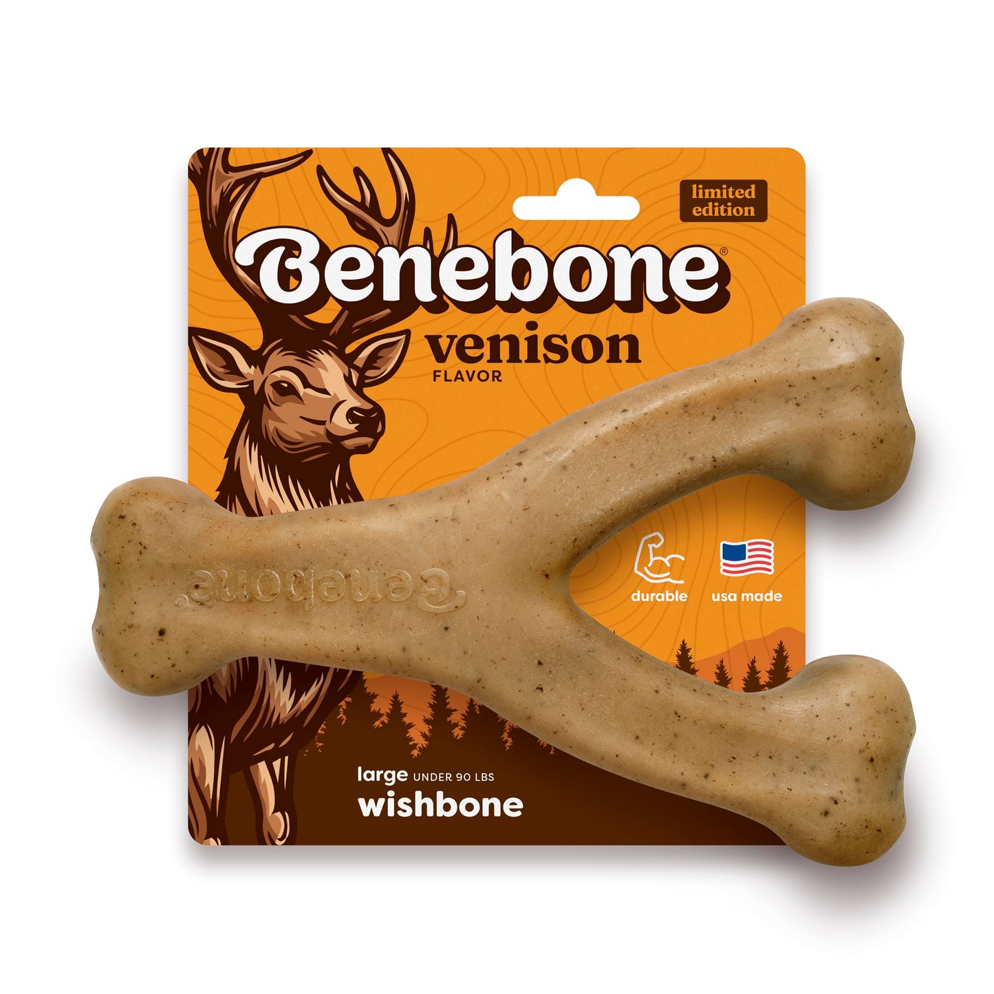 Durable Wishbone Dog Chew Toy for Tough Chewers
