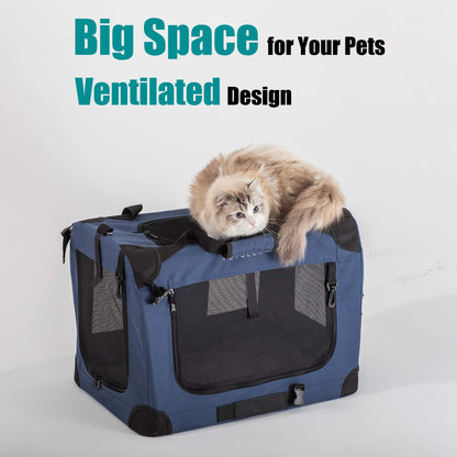 Extra-Large Soft-Sided Pet Carrier, Foldable