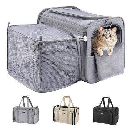 Expandable Airline-Approved Soft Cat Carrier