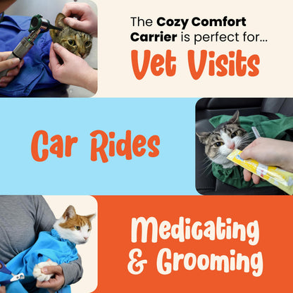 Soft Cat Travel Carrier for Grooming & Vet Visits
