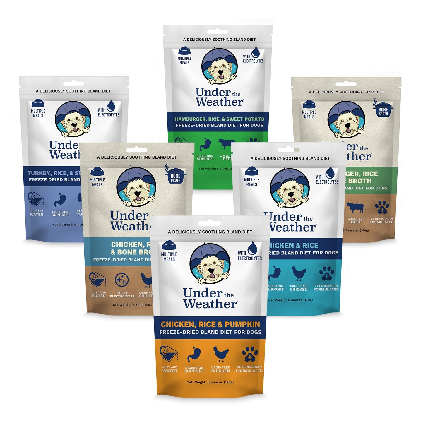 Easy-Digest Bland Diet Dog Food with Electrolytes