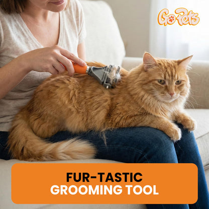 2-Sided Deshedding & Dematting Comb for Pets