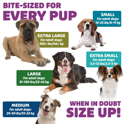 Dental Dog Treats for Daily Chewing & Oral Care