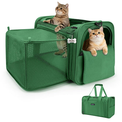 Expandable Airline-Approved Soft Cat Carrier