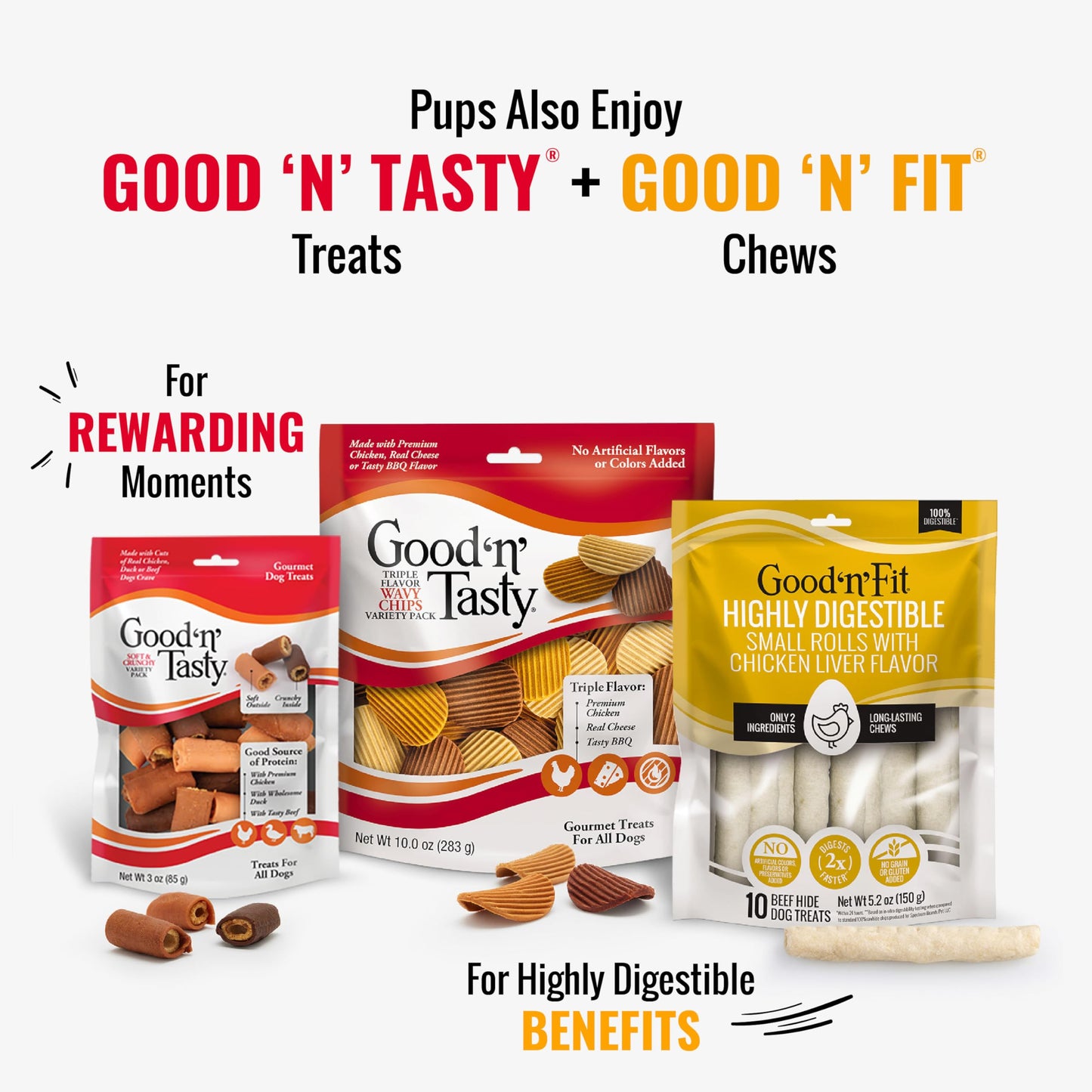 Long-Lasting Dog Treats with Real Protein