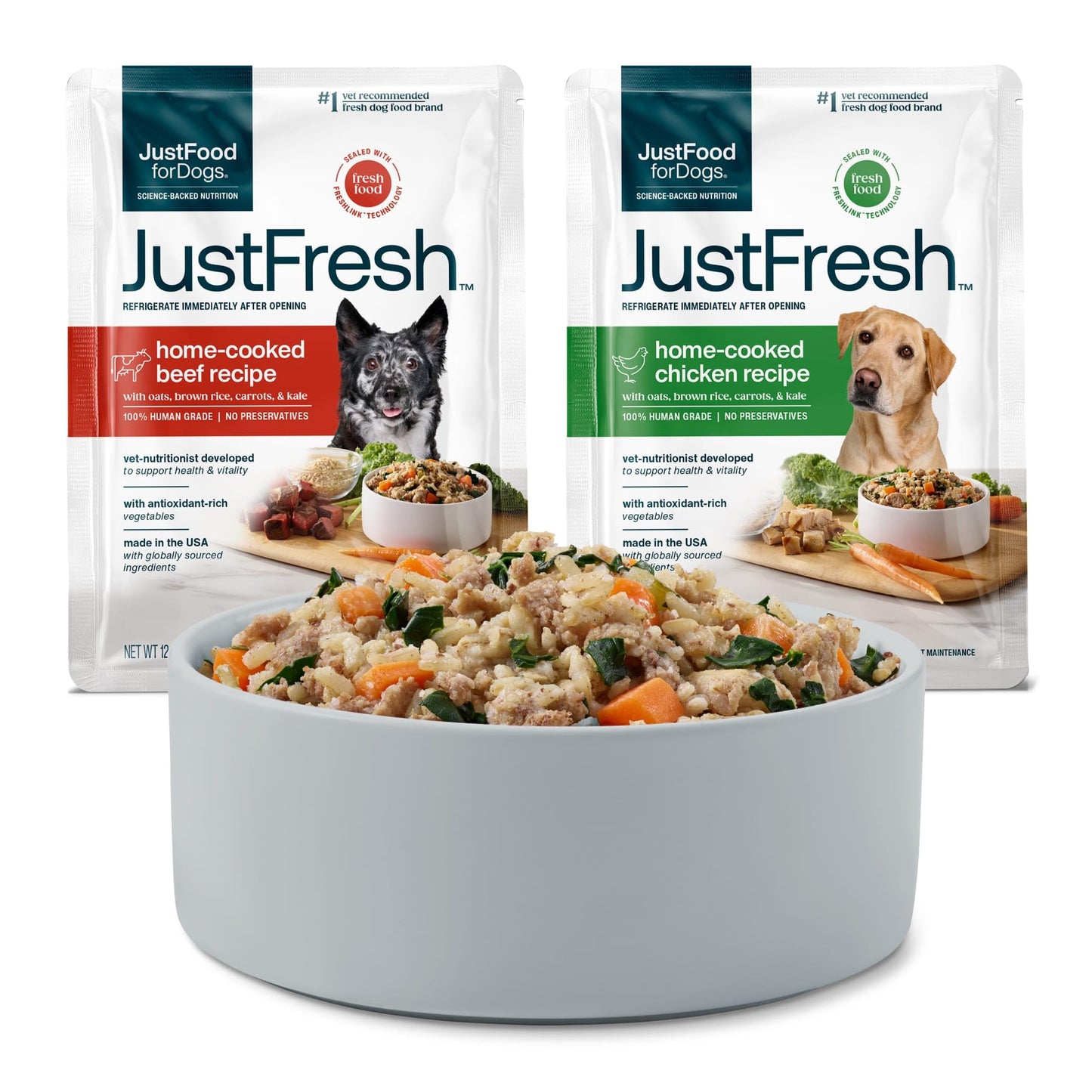 Fresh Wet Dog Food with Human-Grade Ingredients
