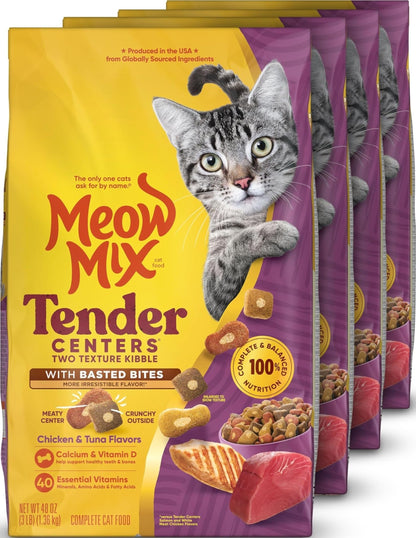 Tender-Center Dry Cat Food for Daily Nutrition