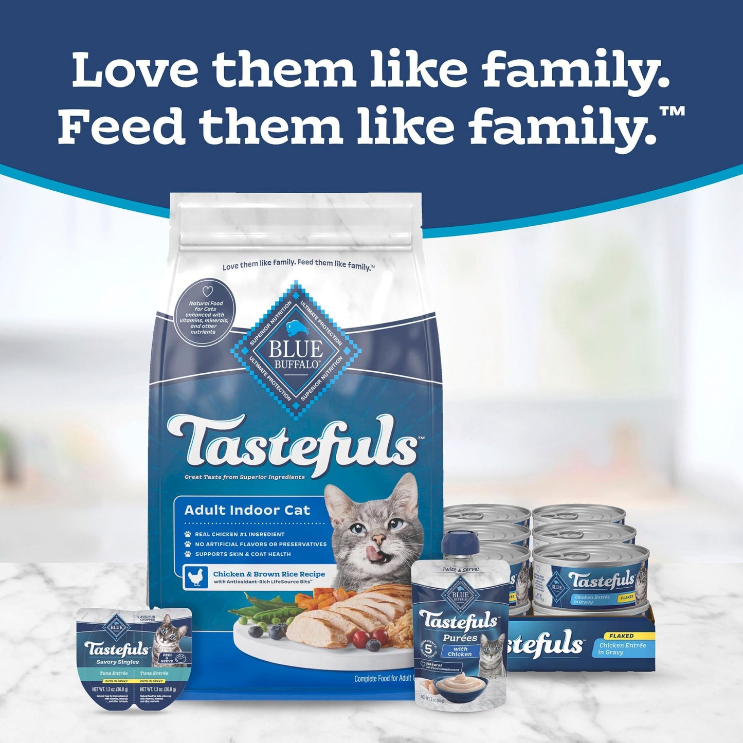 Natural Flaked Wet Cat Food for Daily Nutrition