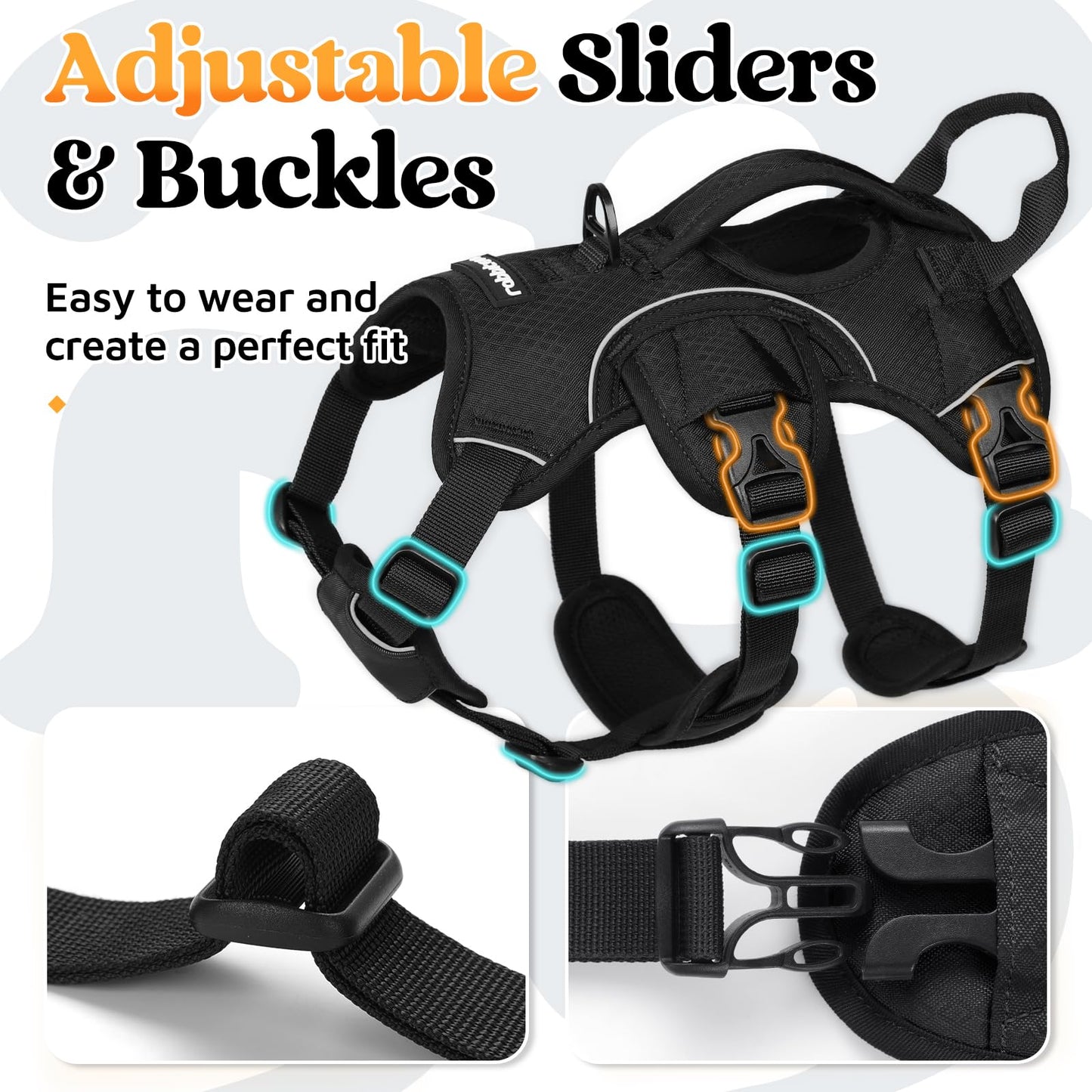 No-Pull Dog Harness with Lift Handle