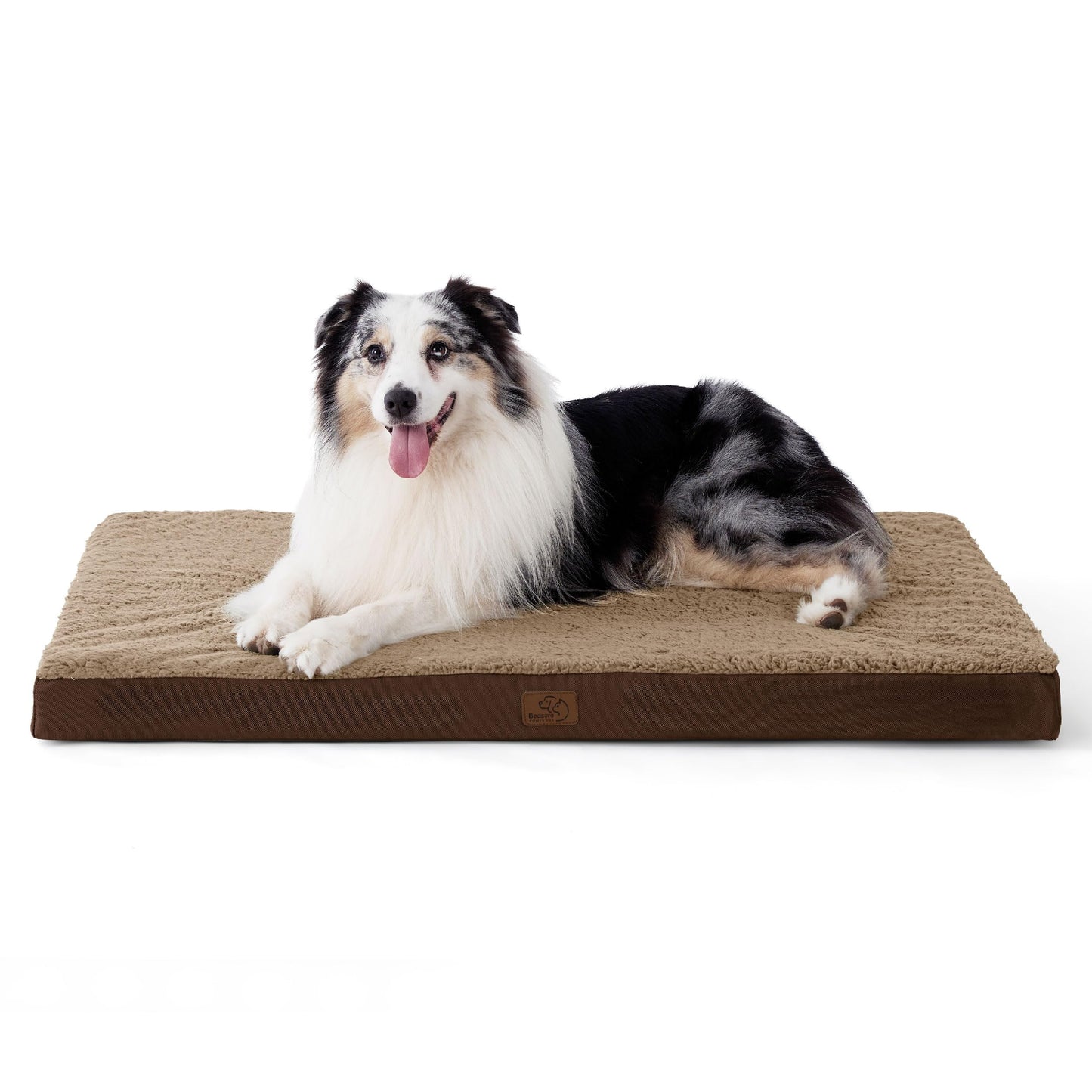 Washable Sherpa Dog Bed for Large Dogs