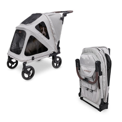Flat-Fold Pet Stroller for Easy Travel