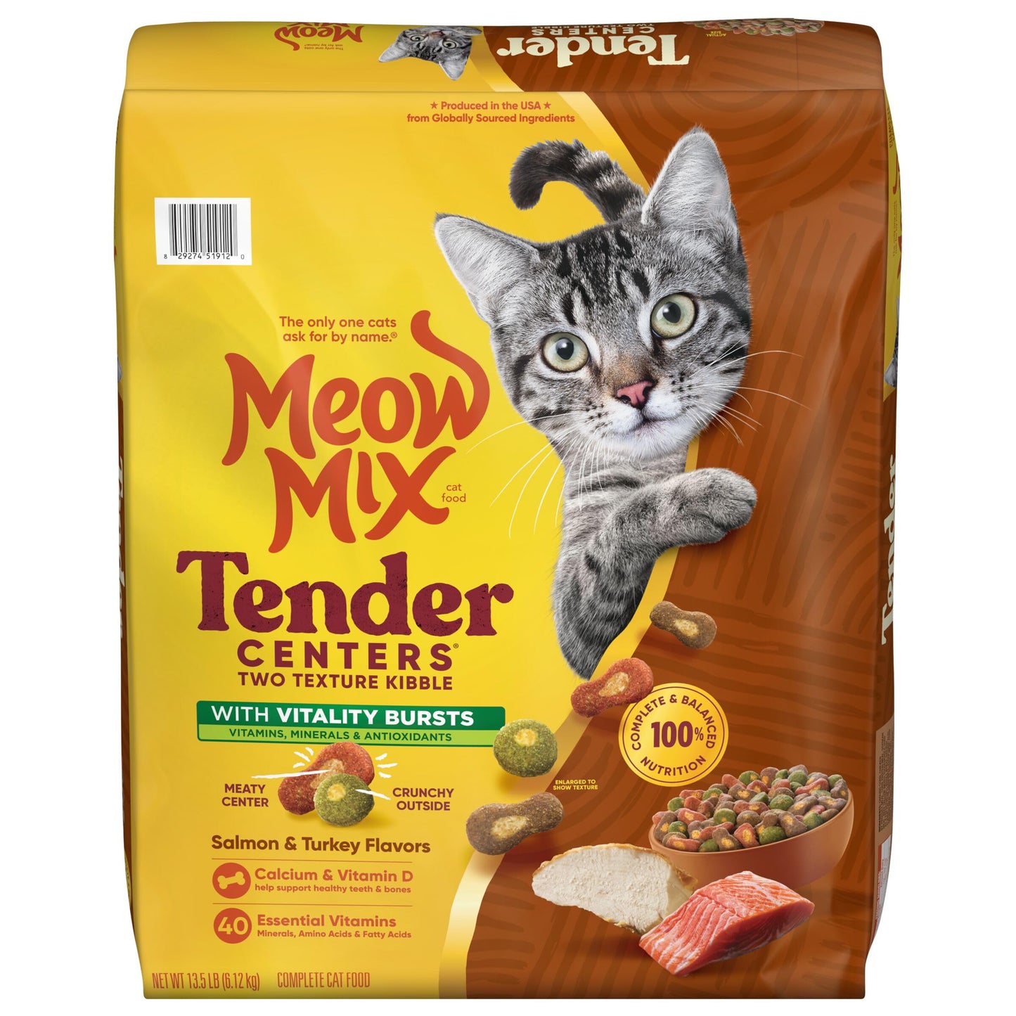 Tender-Center Dry Cat Food for Daily Nutrition
