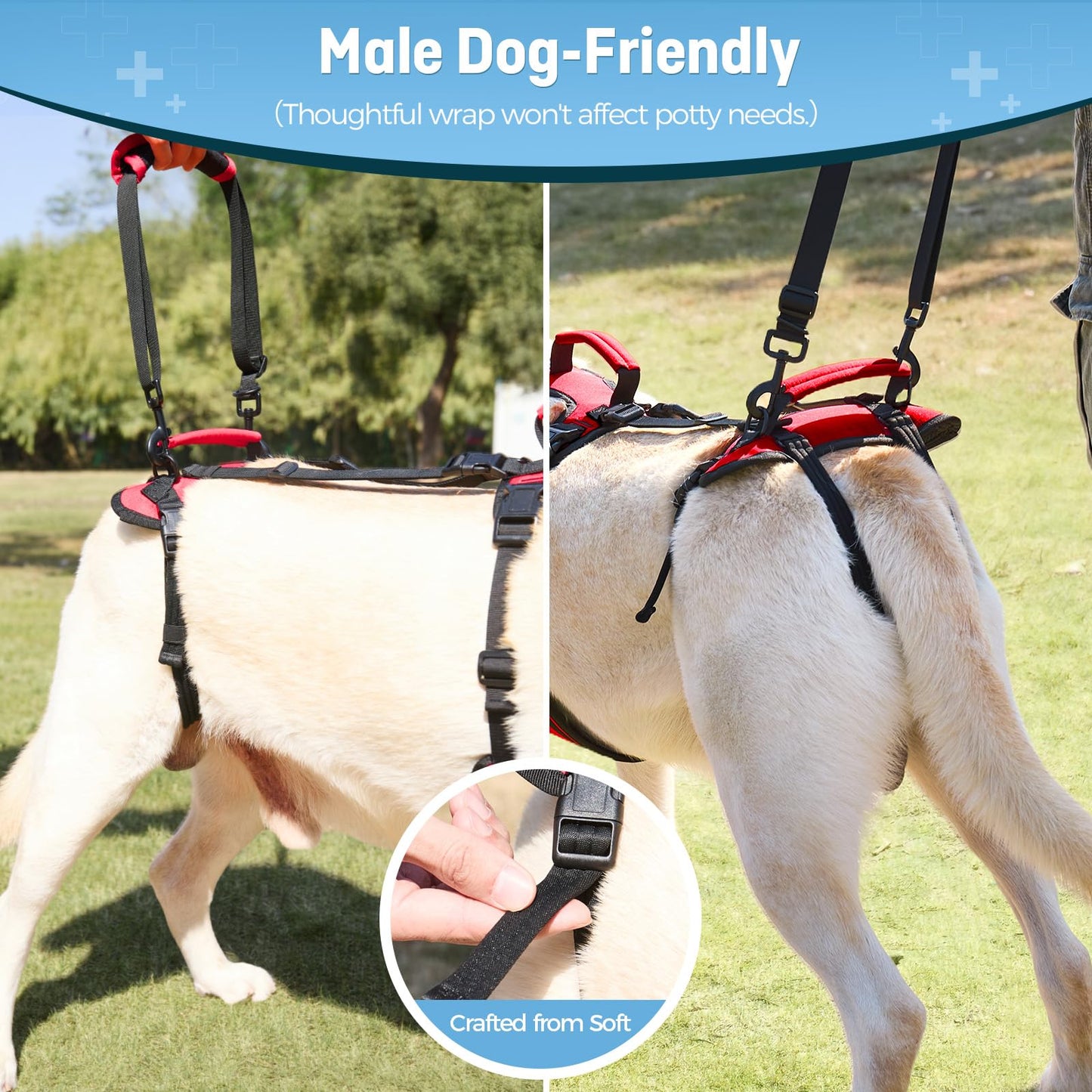 Full-Body Dog Lift Harness for Senior Dogs