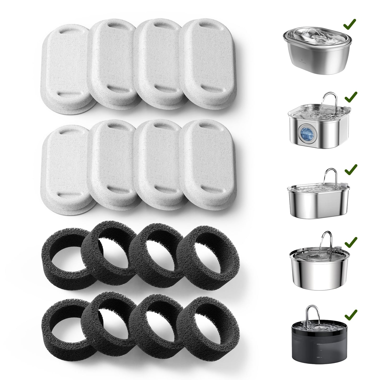 Quiet Replacement Pump for Pet Water Fountains