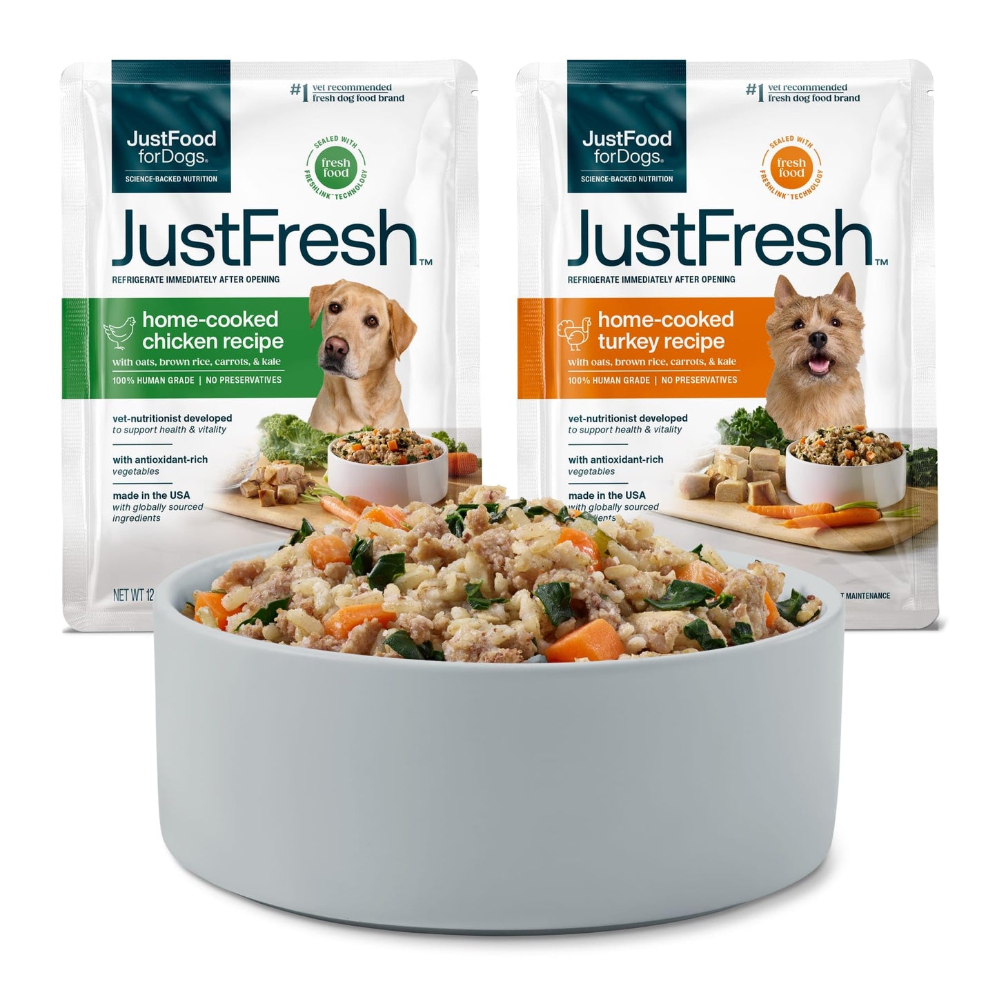 Fresh Wet Dog Food with Human-Grade Ingredients
