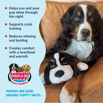 Heartbeat Plush Dog Toy for Calming Comfort