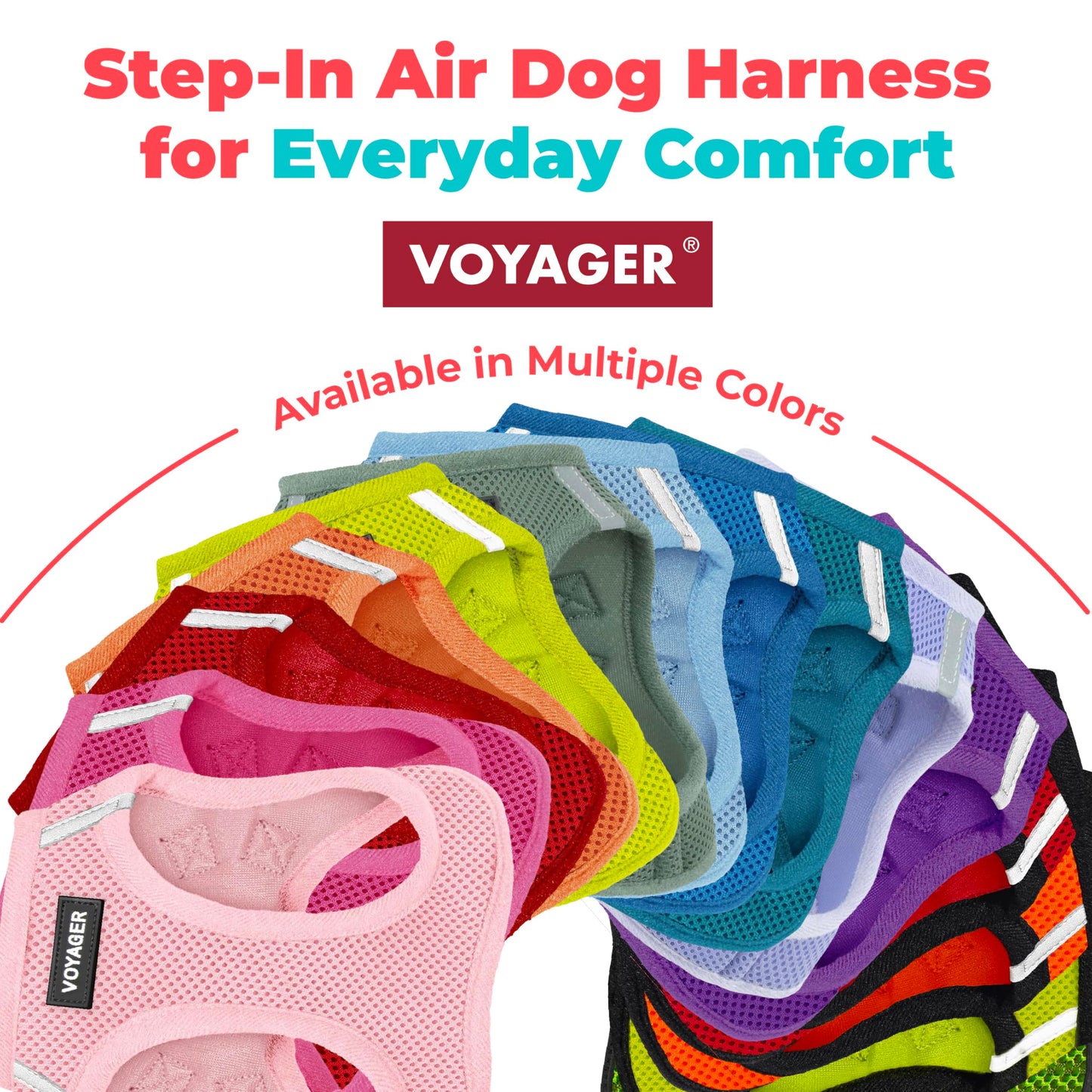 Breathable Step-In Dog Harness for Daily Walks