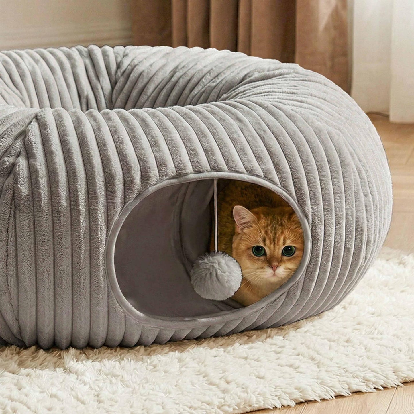 Interactive Cat Tunnel for Play & Exploration