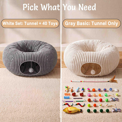 Interactive Cat Tunnel for Play & Exploration